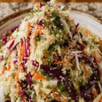 Crunchy Asian Cabbage Slaw with Addictive Sesame Dressing
