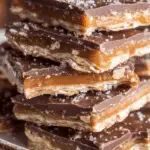 Saltine Candy Delight Also Known as Christmas Crack holiday treat