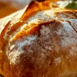 Crusty Italian Bread fresh from oven