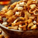 party snack mix bowl for party