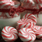 Soft Christmas Peppermints in holiday jar