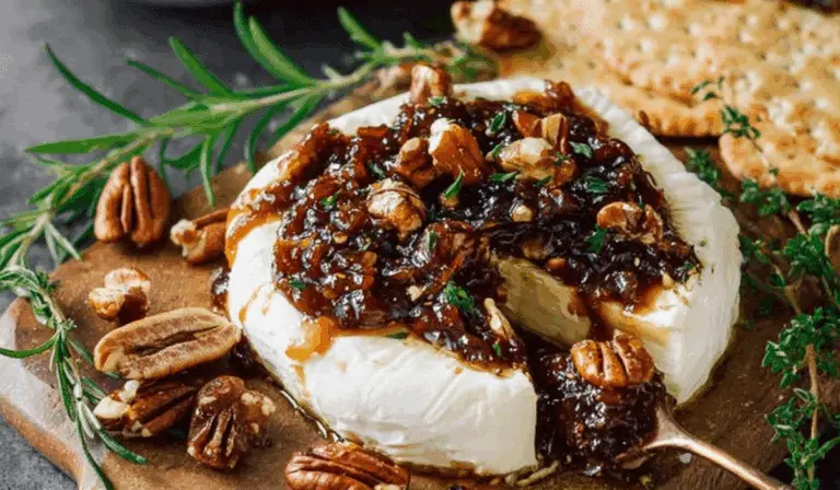 Goat Cheese Appetizer with Fig Jam and Pecans