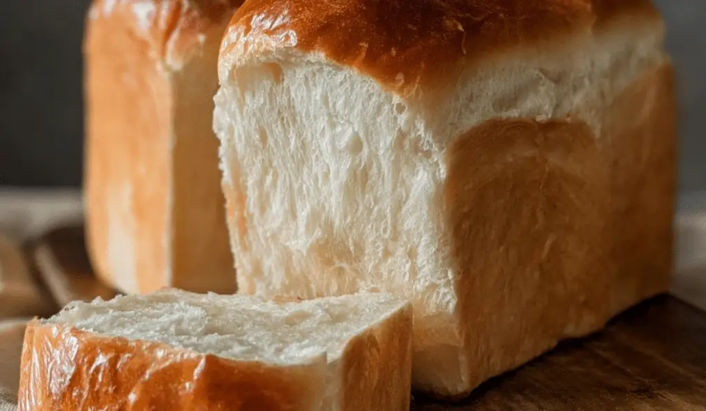 Simple Homemade Milk Bread sliced loaf