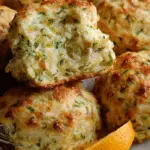 Zucchini Biscuits (Parmesan Herb) baked fresh