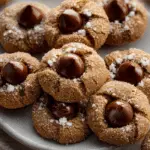 Gingerbread Blossoms freshly baked on a holiday plate