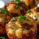 loaded mashed potato bites snack